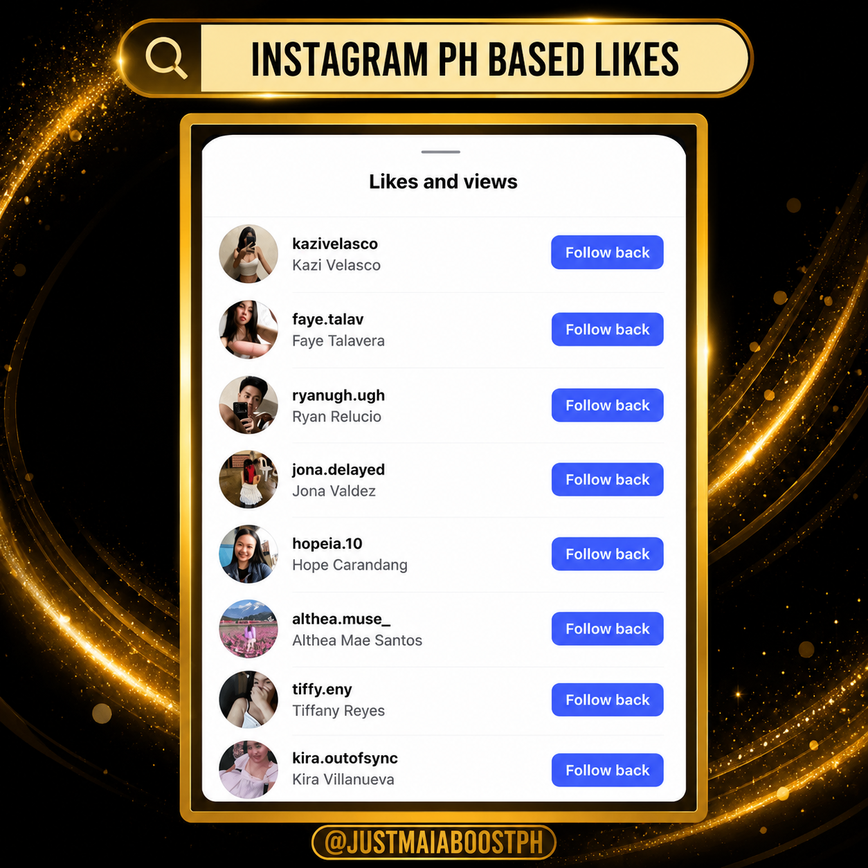 Instagram PH Based Likes
