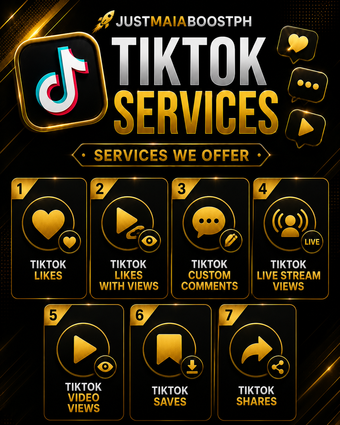 TikTok boosting services