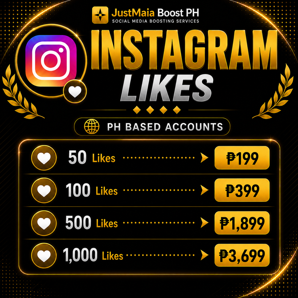 Instagram PH Based pricelist 3