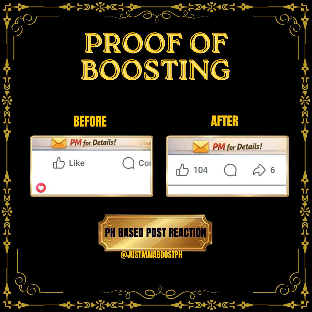 Proof of boosting โ PH Based Post Reaction