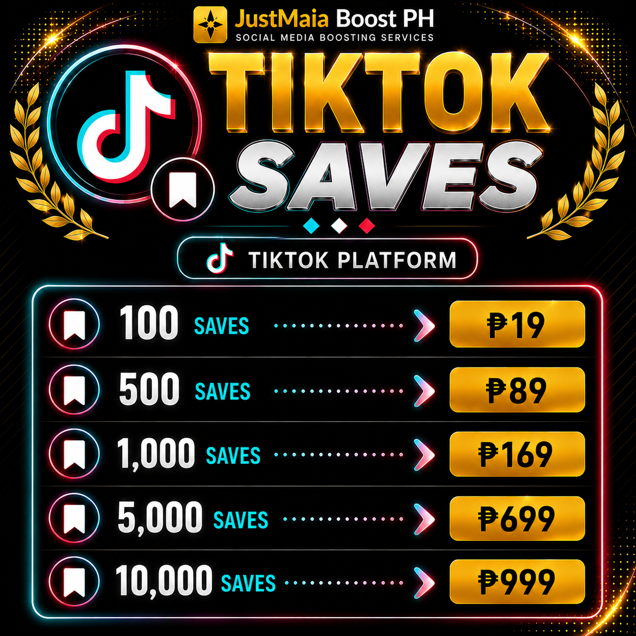 TikTok pricelist 6